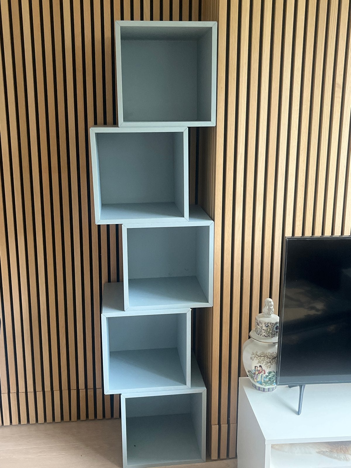 Ikea Vakkast - Lichtblauw, Huis en Inrichting, Ophalen, Met plank(en), Minder dan 50 cm, 200 cm of meer