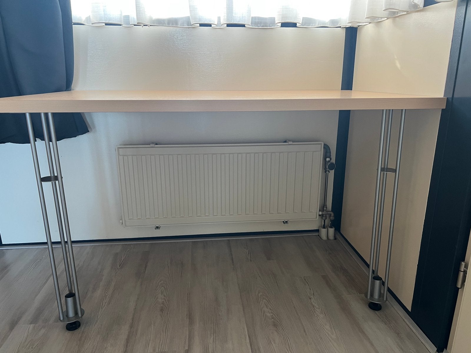 Beuken bureuplaat met poten inclusief bevestiging, Ophalen of Verzenden, Zo goed als nieuw