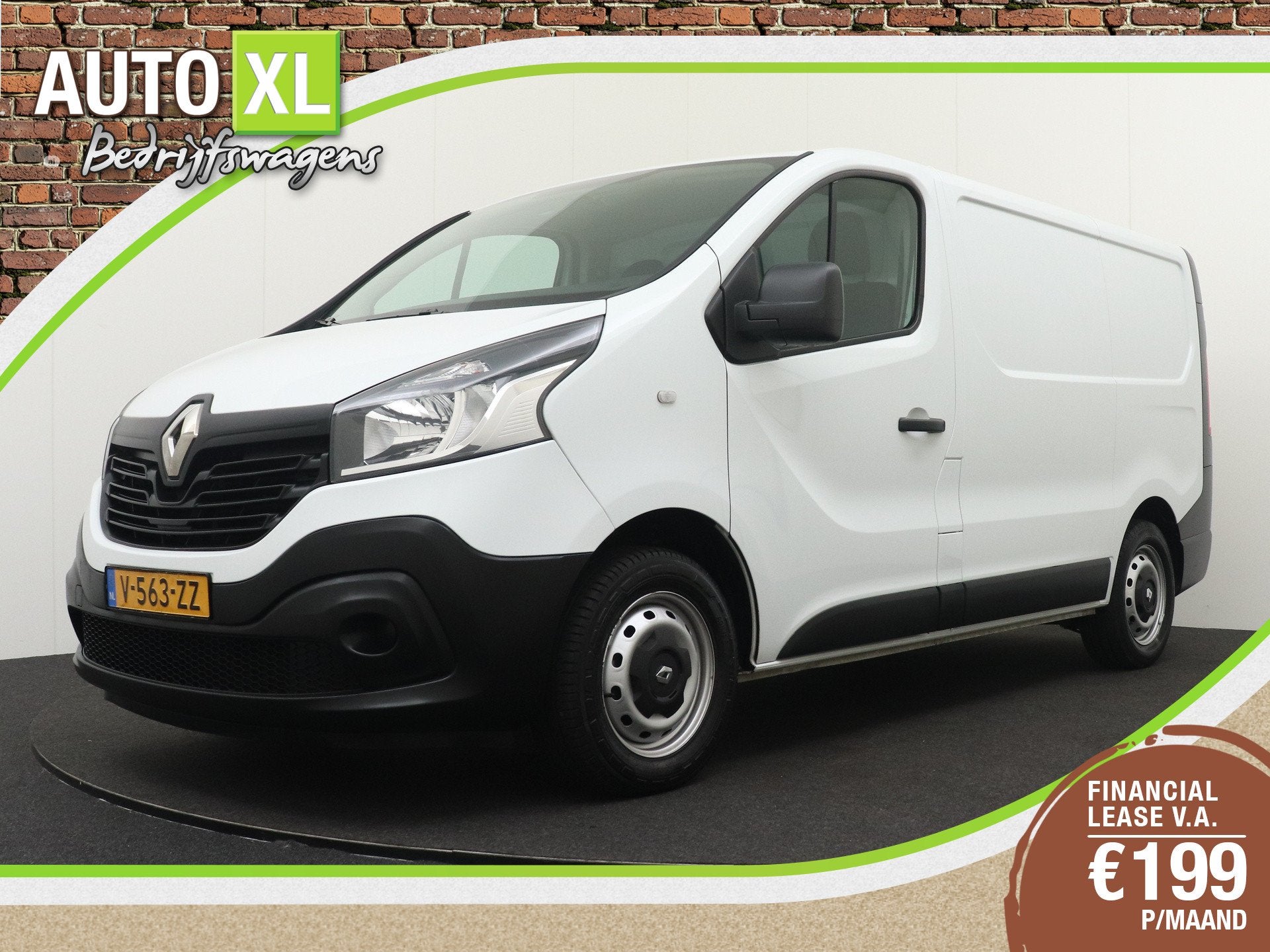 Renault Trafic 1.6 dCi T29 L1H1 Comfort Energy Trekhaak Hout, Voorwielaandrijving, Dealer onderhouden, Stof, Gebruikt