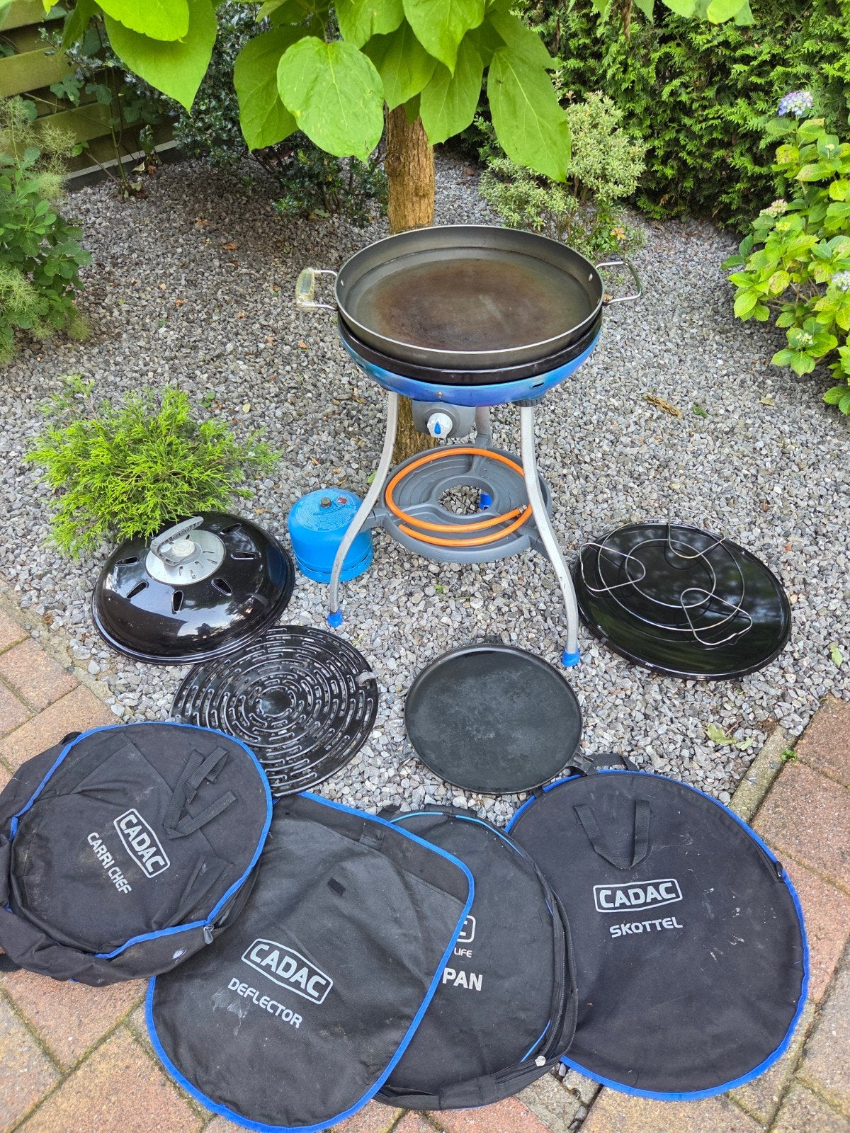 cadac carri chef skottelbraai volle gasfles, Ophalen, Cadac carri chef