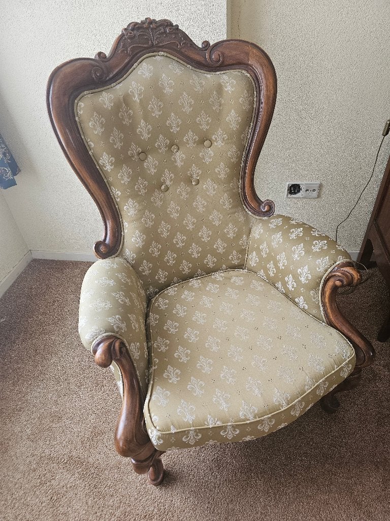 Old Fauteil, Ophalen, Hout, Minder dan 75 cm, Zo goed als nieuw