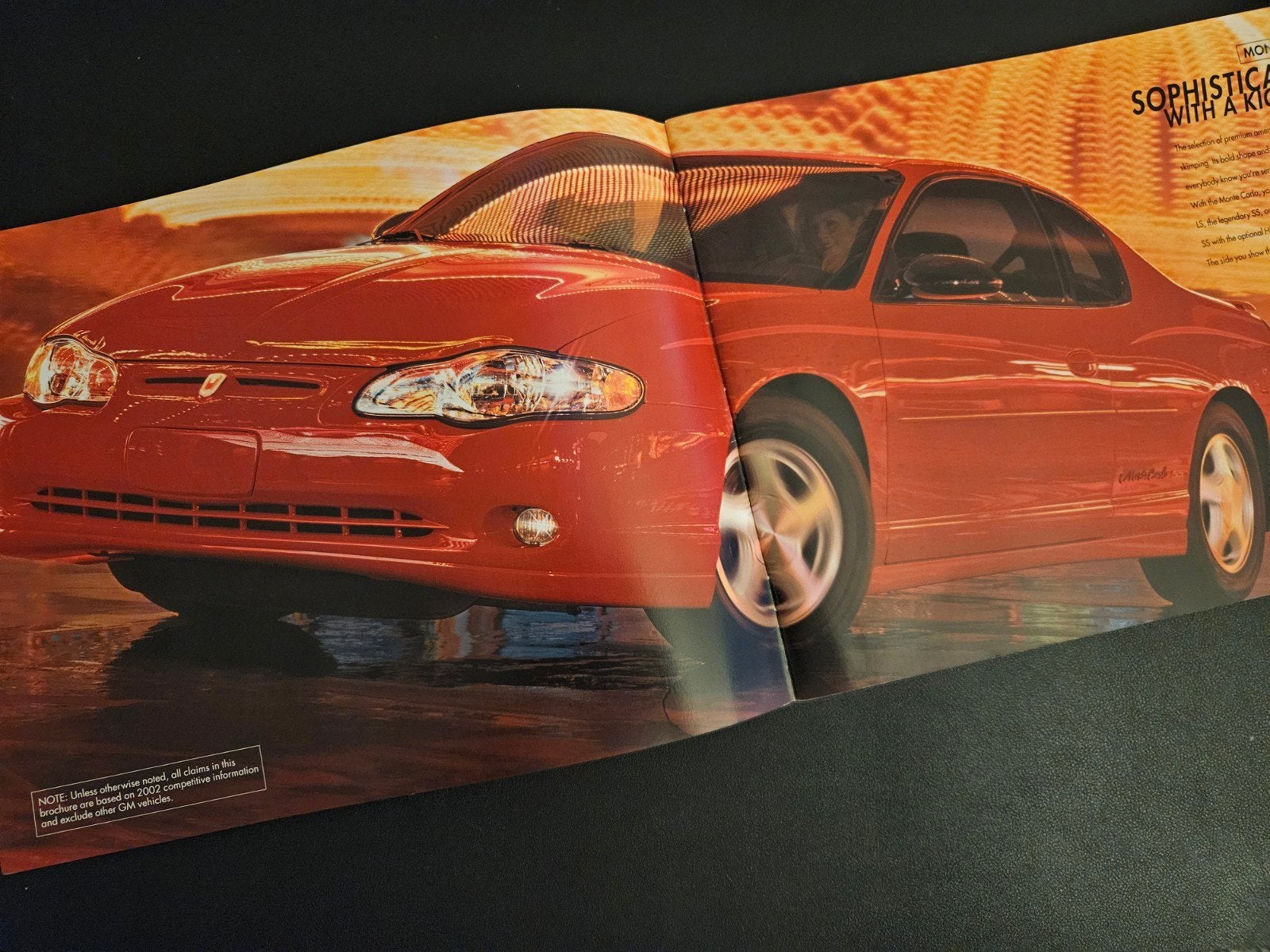 Brochure Chevrolet Monte Carlo 2003 USA, Ophalen of Verzenden, Zo goed als nieuw, Chevrolet