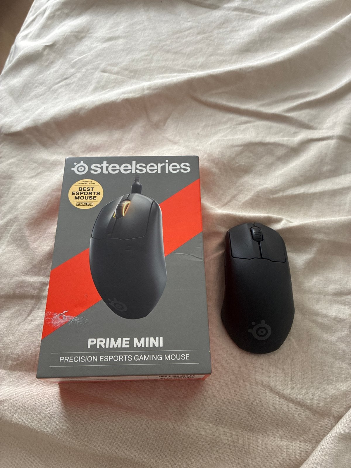 Steelseries Prime Mini Gaming Muis - Defecte Aansluiting, Computers en Software, Muis, Gaming muis, Ophalen of Verzenden, Niet werkend