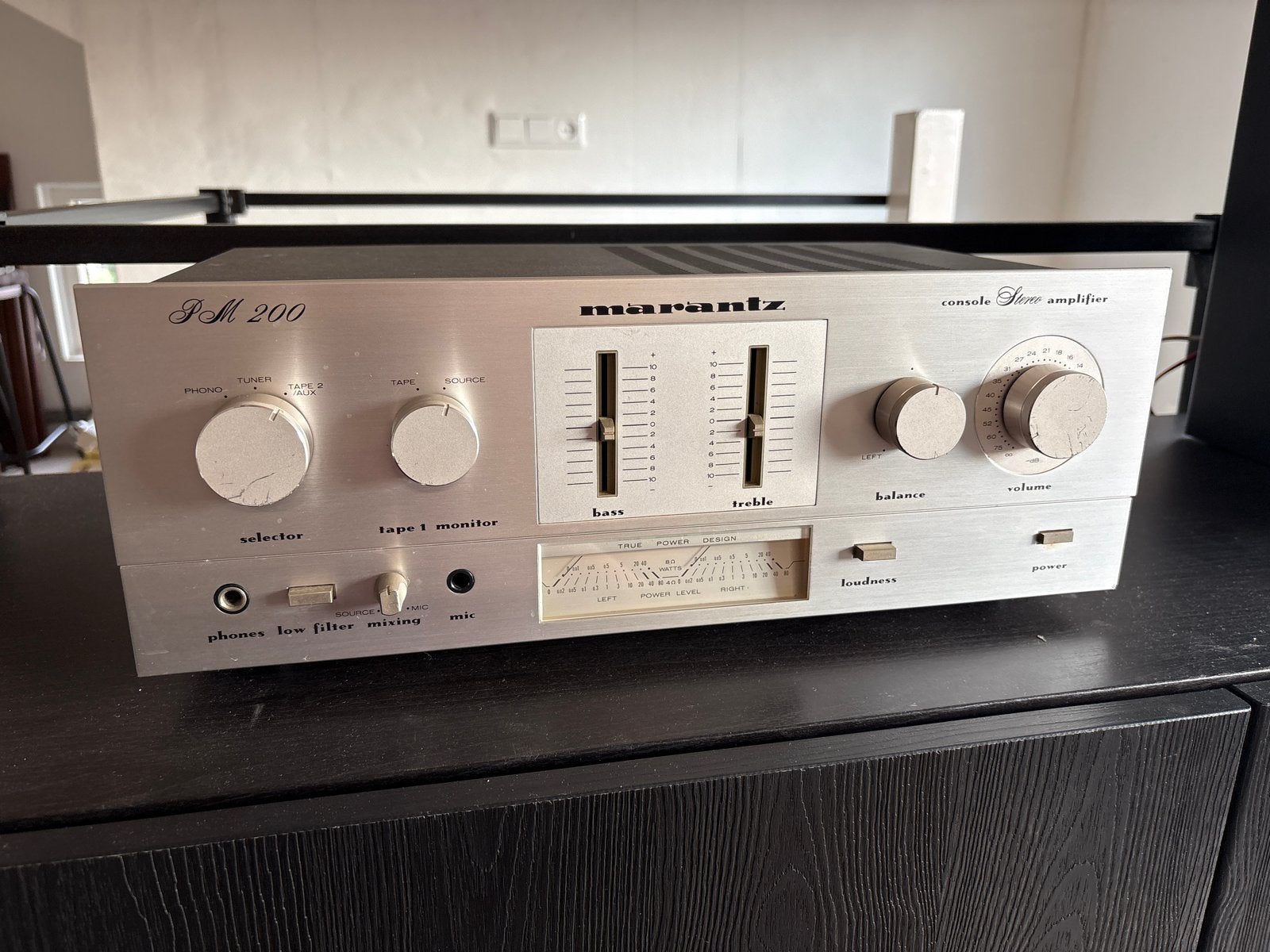 Marantz PM200 Vintage Stereo Versterker - Klassiek Geluid, Gebruikt, Ophalen, Marantz, Minder dan 60 watt