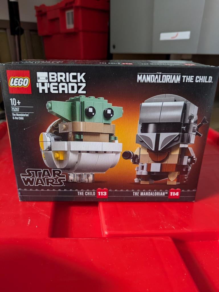 LEGO BrickHeadz The Mandalorian & The Child (75317), Star Wars, Lego, Nieuw, Ophalen of Verzenden