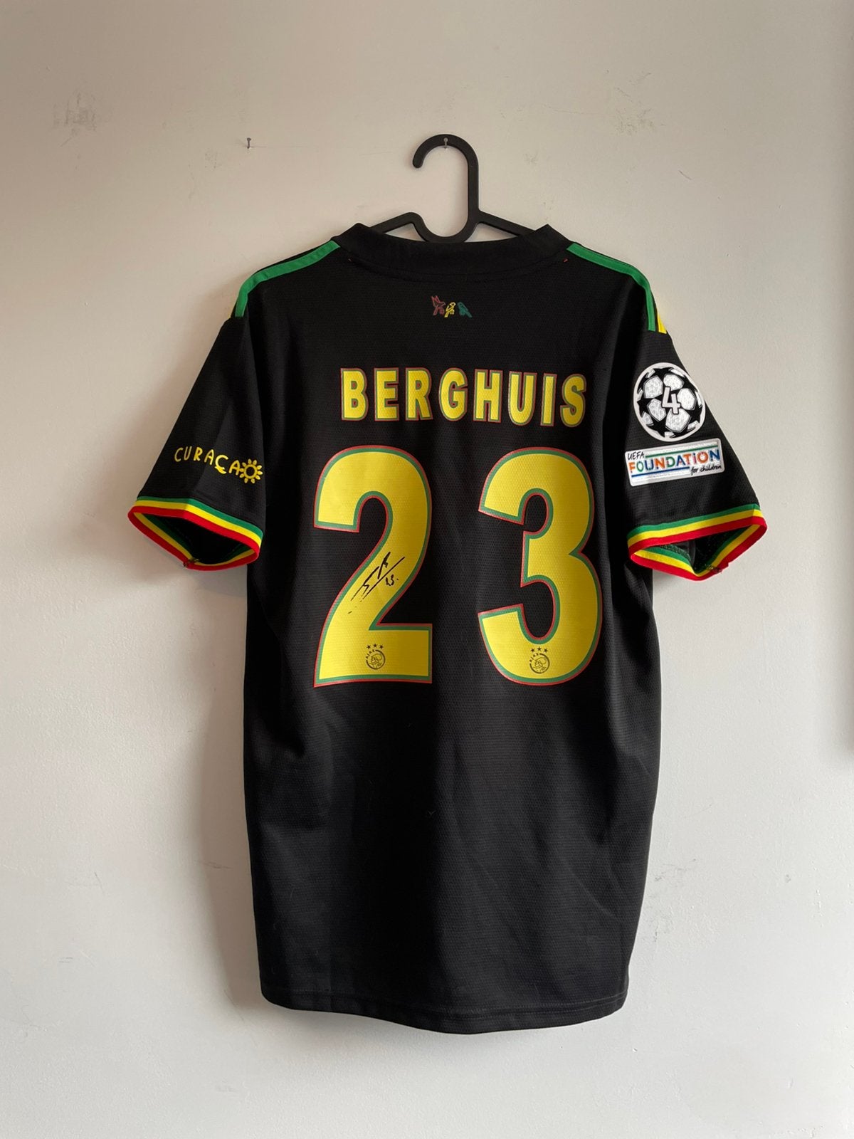 Gesigneerd Berghuis 21/22 3th kit, Verzamelen, Ophalen of Verzenden, Nieuw, Ajax, Shirt