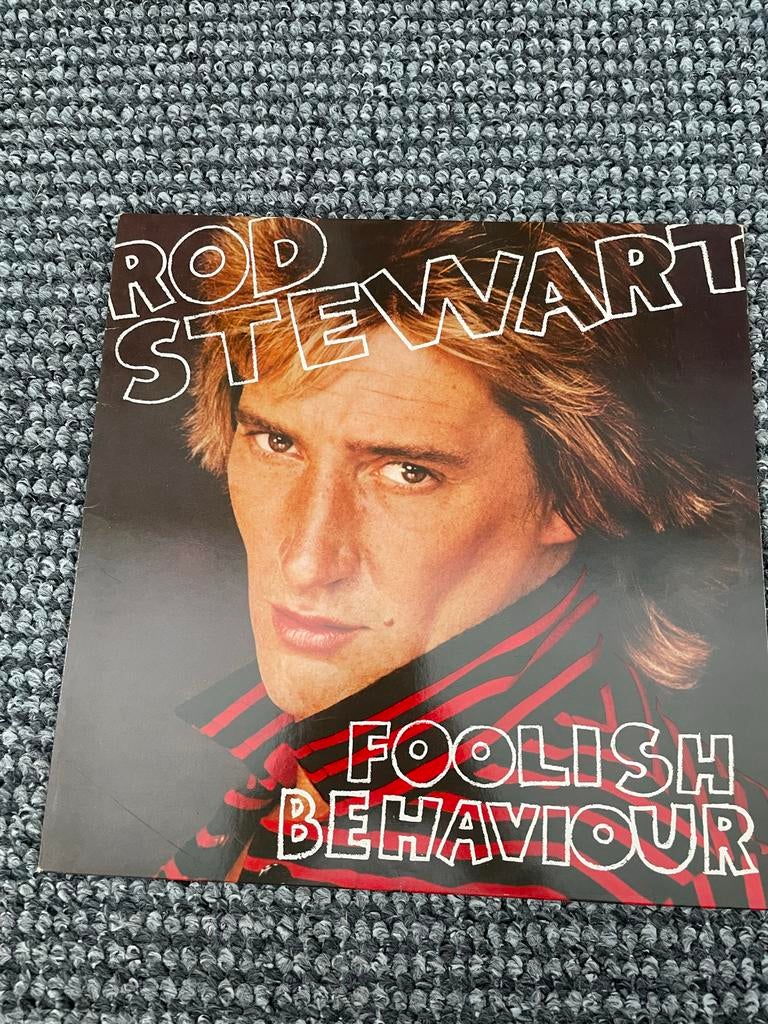 Rod Stewart - Foolish Behaviour LP (1980), Cd's en Dvd's, Ophalen of Verzenden, 1980 - 1989, Gebruikt, 12 inch