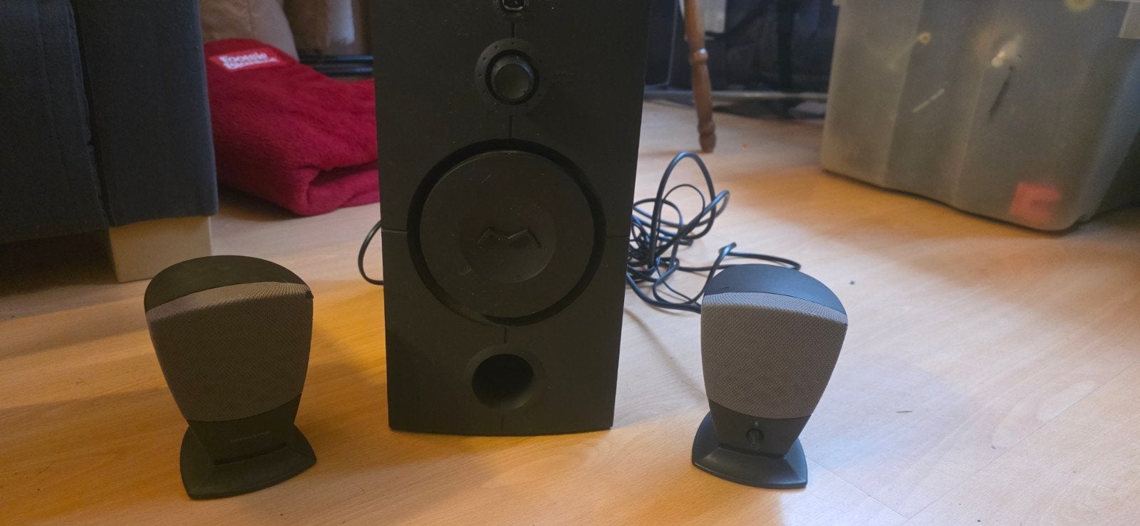 Samsung 2.1 Speakerset met Subwoofer - HK355, Audio, Tv en Foto, Luidsprekers, Ophalen, Gebruikt, Speakerset, Basreflex