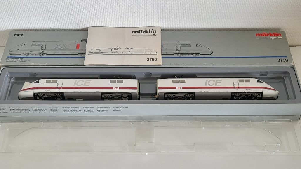 MARKLIN 3750 H0 TRIEBWAGENZUG ICE 1 BR 401 DER DB(DIGITAAL), Gelijkstroom of Wisselstroom, Ophalen of Verzenden, Märklin, Gebruikt