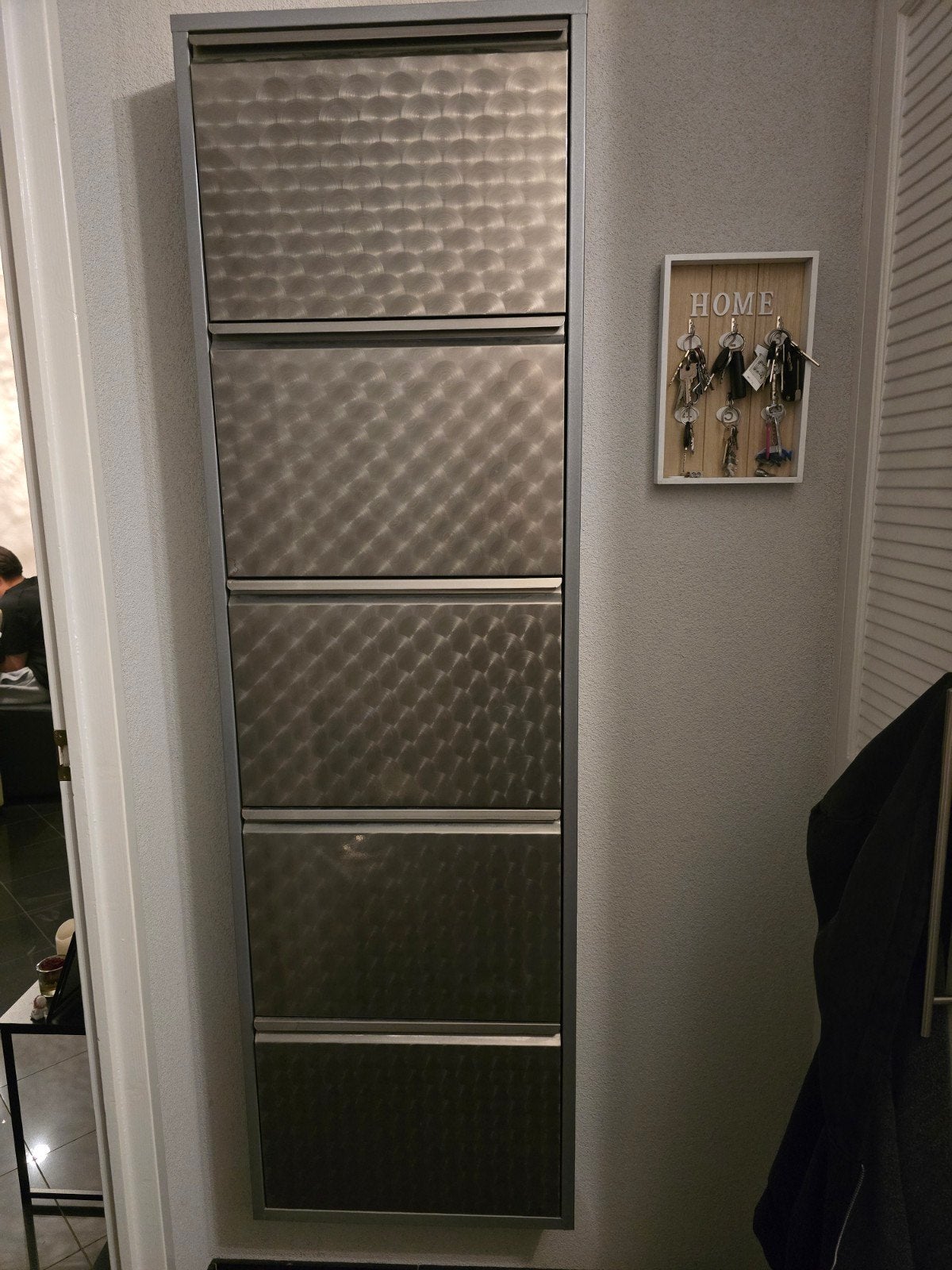 Metalen schoenenkast 5 vaks voor 15/20 paar schoenen, Ophalen of Verzenden