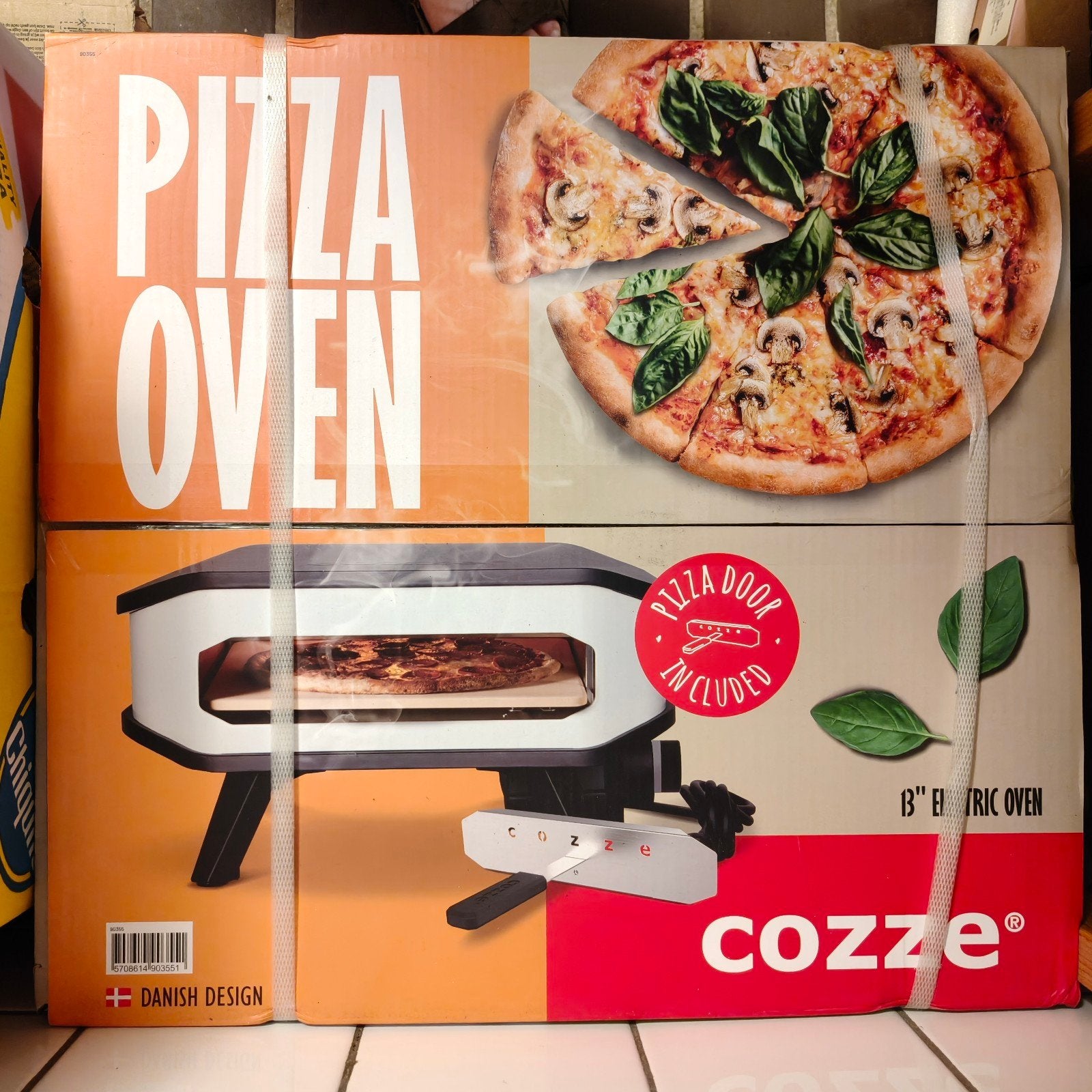 Cozze 13" Elektrische Pizzaoven 2200W oven buiten tuin, Ophalen of Verzenden, Nieuw, Cozze