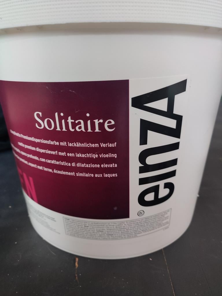 Einza Solitaire 10L wit muurverf, Doe-het-zelf en Verbouw, Verf, Beits en Lak, Ophalen, Wit, 10 tot 15 liter, Verf