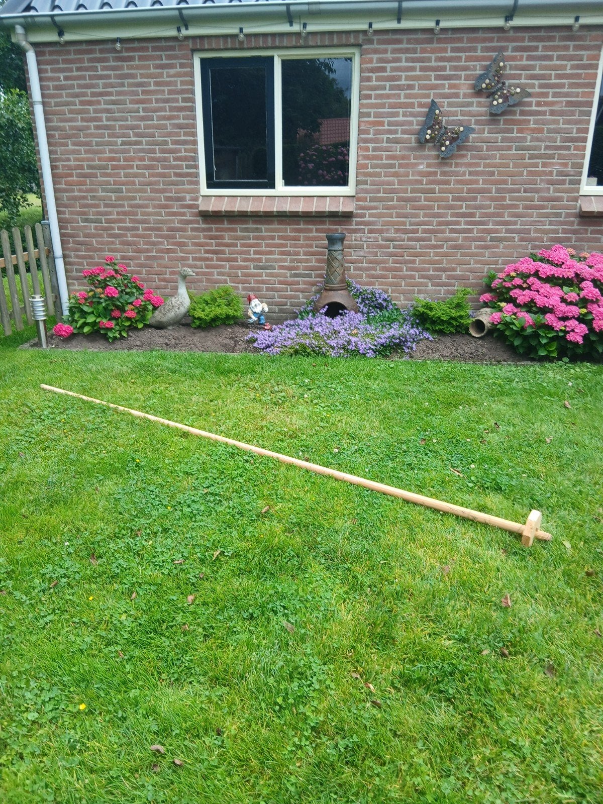 Polsstok 3 meter, Ophalen, Gebruikt