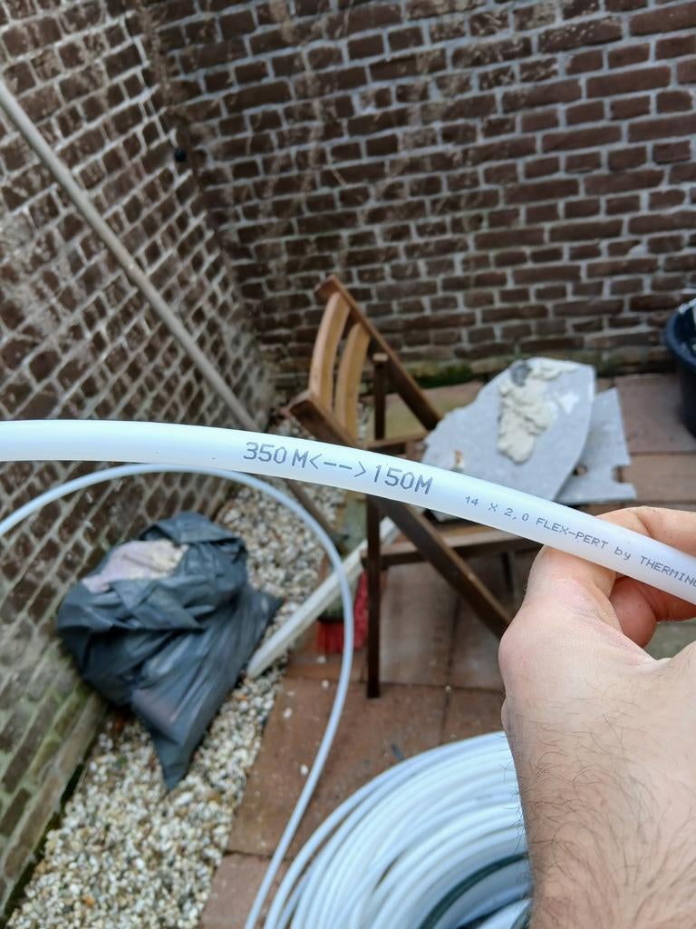 Therminon 5 Laags Vloerverwarmingsbuis 14x2.0, Doe-het-zelf en Verbouw, Buizen en Afvoer, Ophalen, Overige materialen, 6 meter of meer