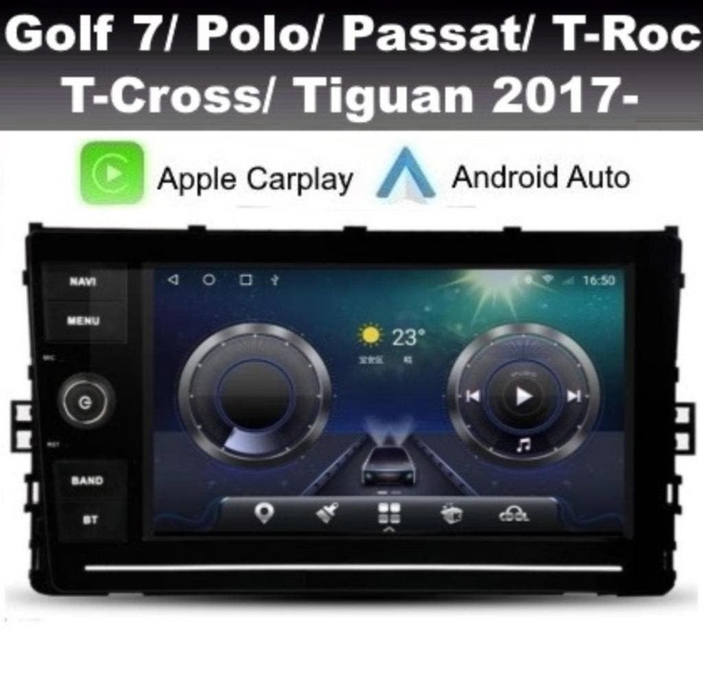 Radio navigatie android 11 VW Polo T-Roc Sportsvan Carplay, Ophalen of Verzenden, Nieuw