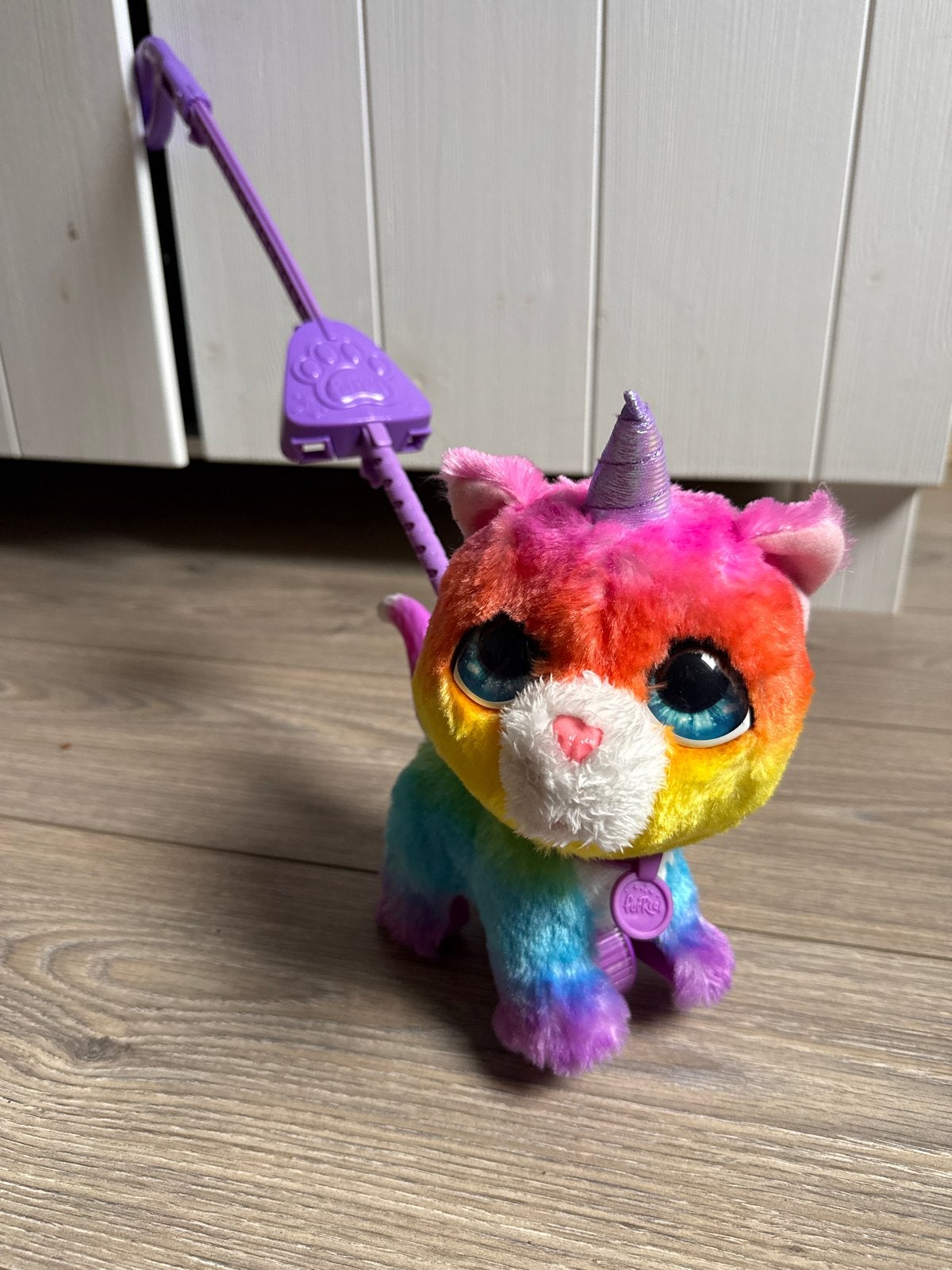 FurReal Walkalots Eenhoorn Kat Regenboog, Ophalen of Verzenden, Zo goed als nieuw, Meisje