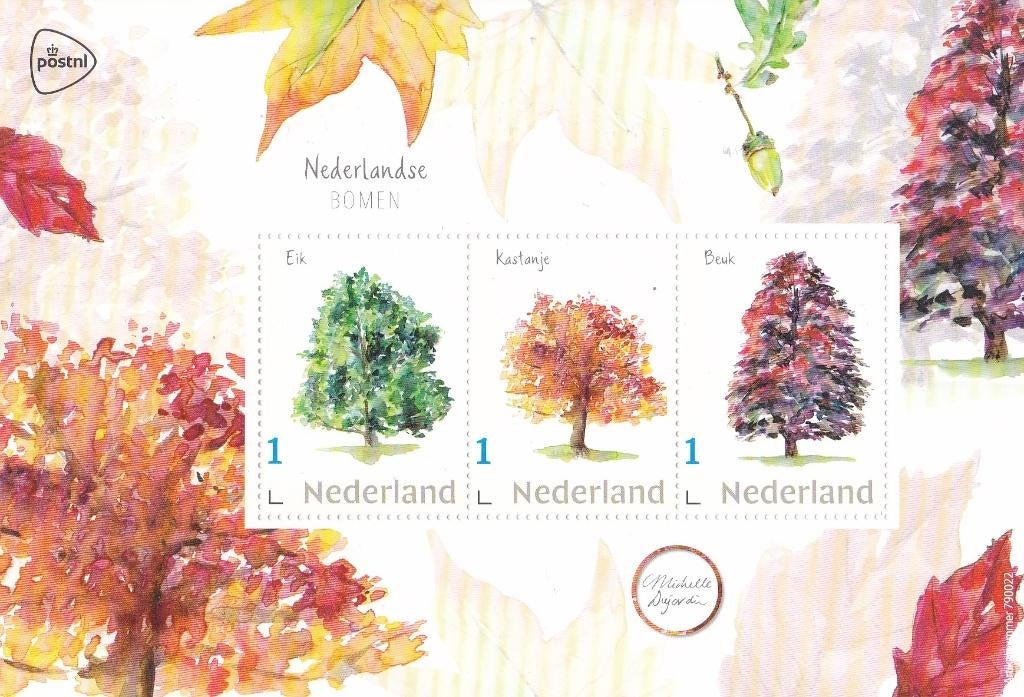 Michelle Dujardin - Nederlandse bomen - 2019, Verzenden, Na 1940, Postfris