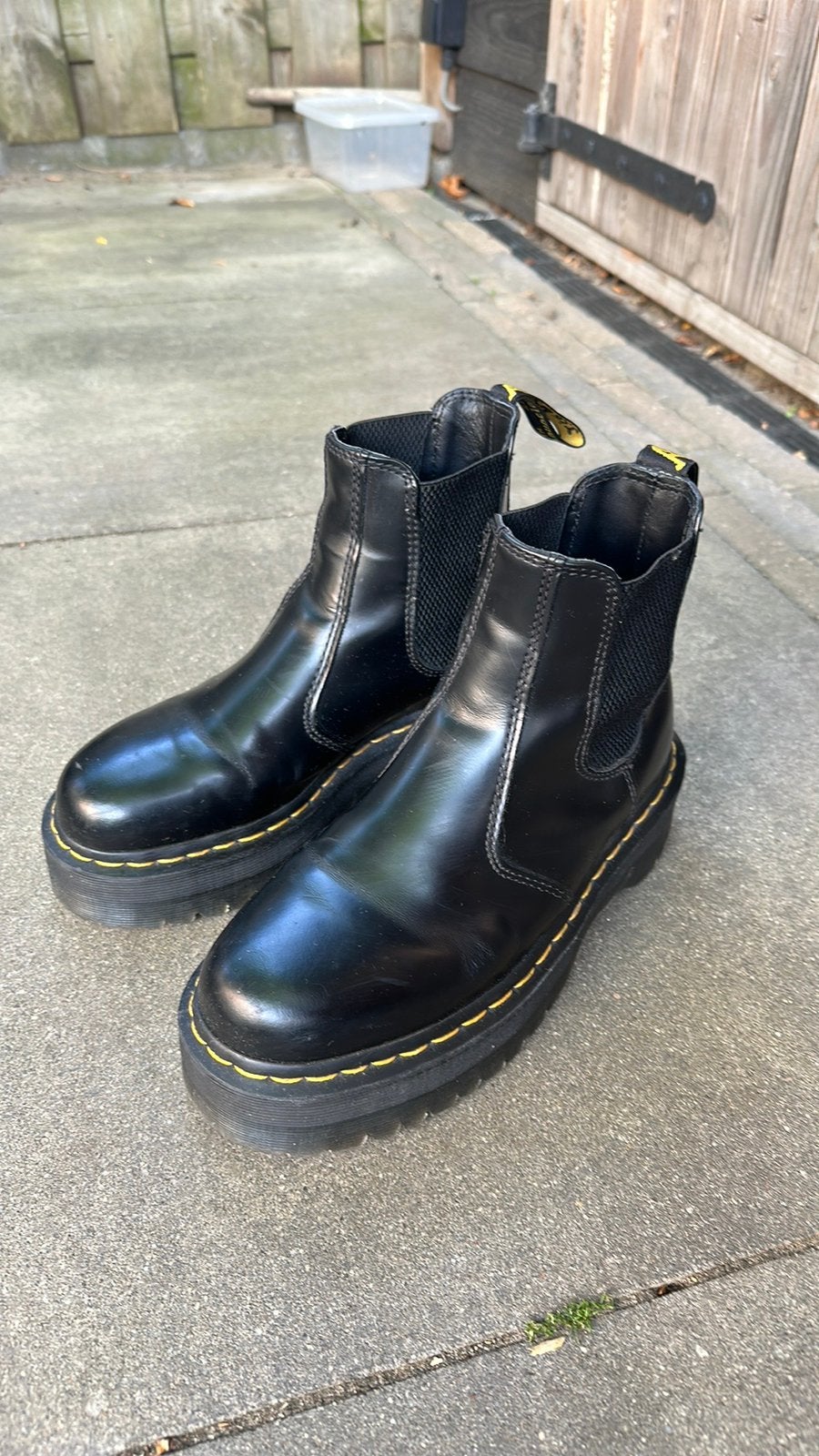 dr martens 2976, Ophalen, Gedragen, Zwart