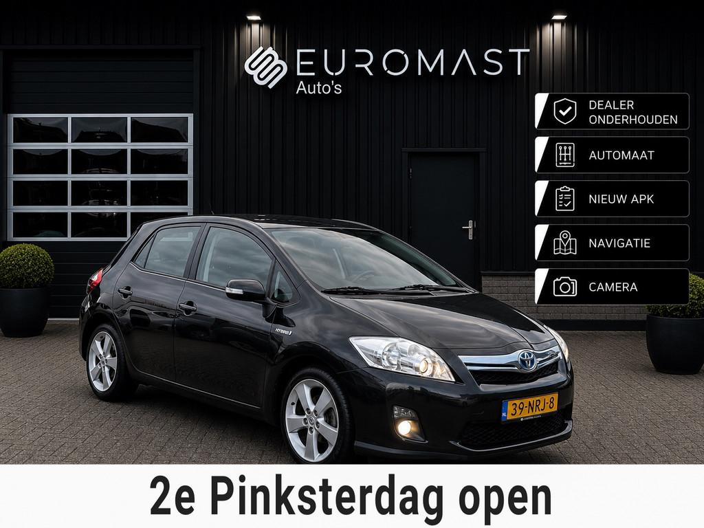 Toyota Auris 1.8 Full Hybrid Dynamic Navi | Cruise | Camera, Euro 5, Gebruikt, 4 cilinders, Zwart