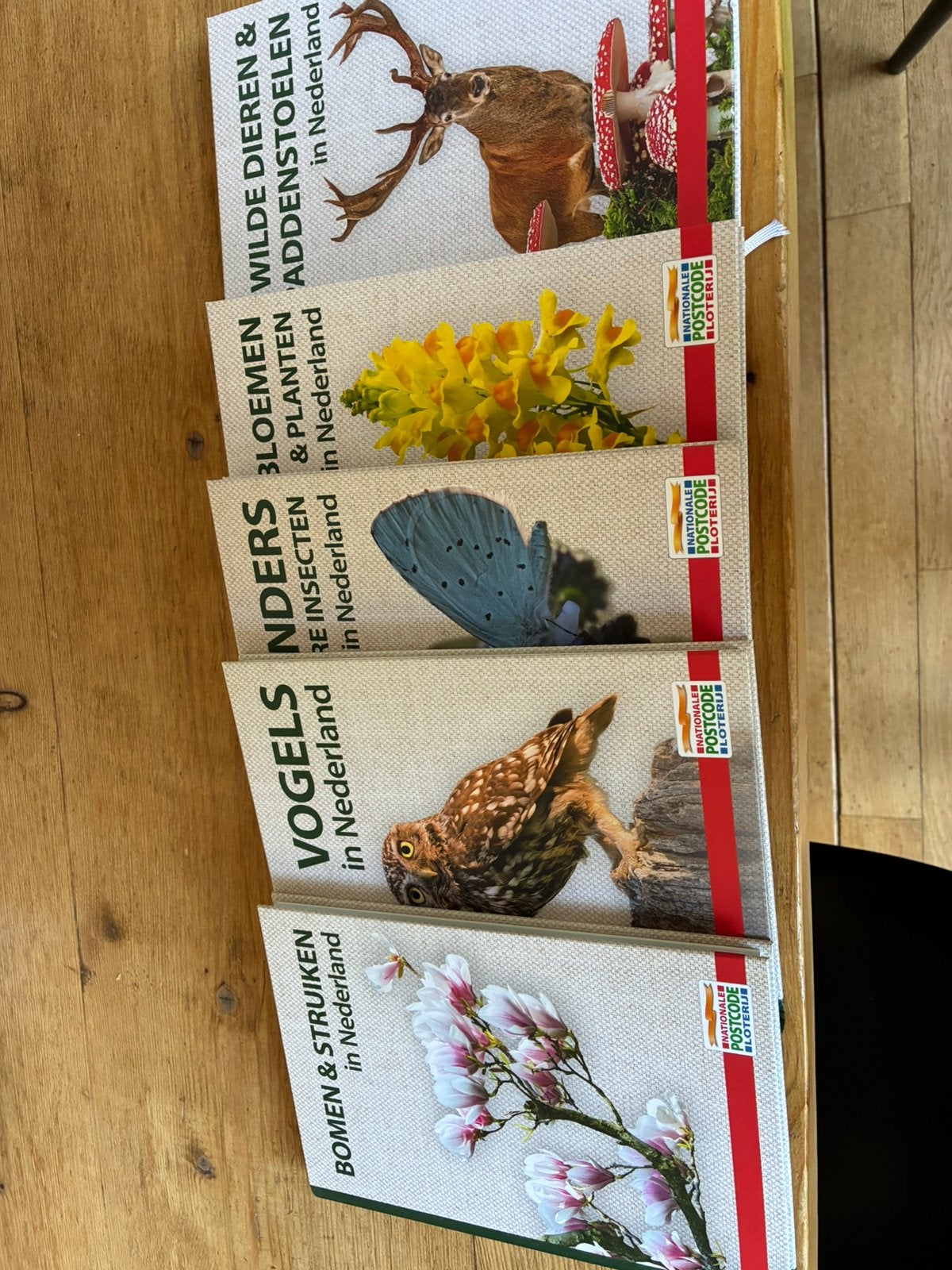 5 Natuurboeken van Postcode loterij, Ophalen of Verzenden, Zo goed als nieuw, Vogels
