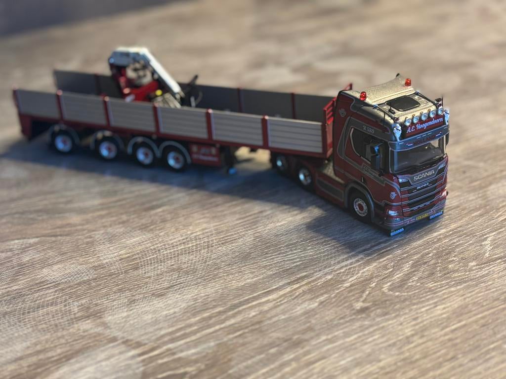 Tekno Scania Hoogendoorn, Ophalen of Verzenden, Zo goed als nieuw, Bus of Vrachtwagen, Tekno
