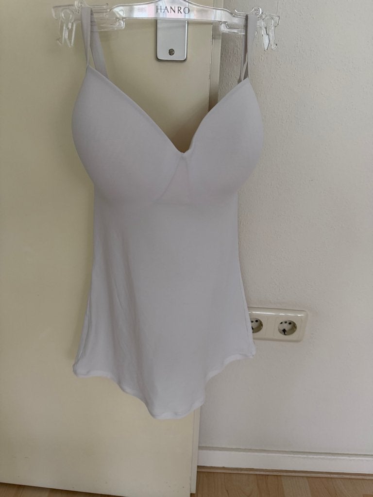 Hanro - Allure top wit maat 85C, Kleding | Dames, Hanro, Ophalen of Verzenden, Wit, BH