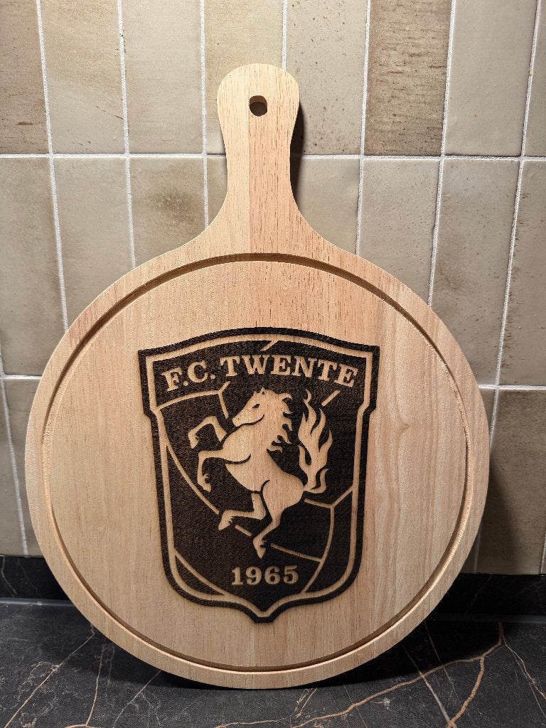 borrelplank/serveerplank met fc twente logo, Ophalen of Verzenden, Nieuw, F.C. Twente, Overige typen