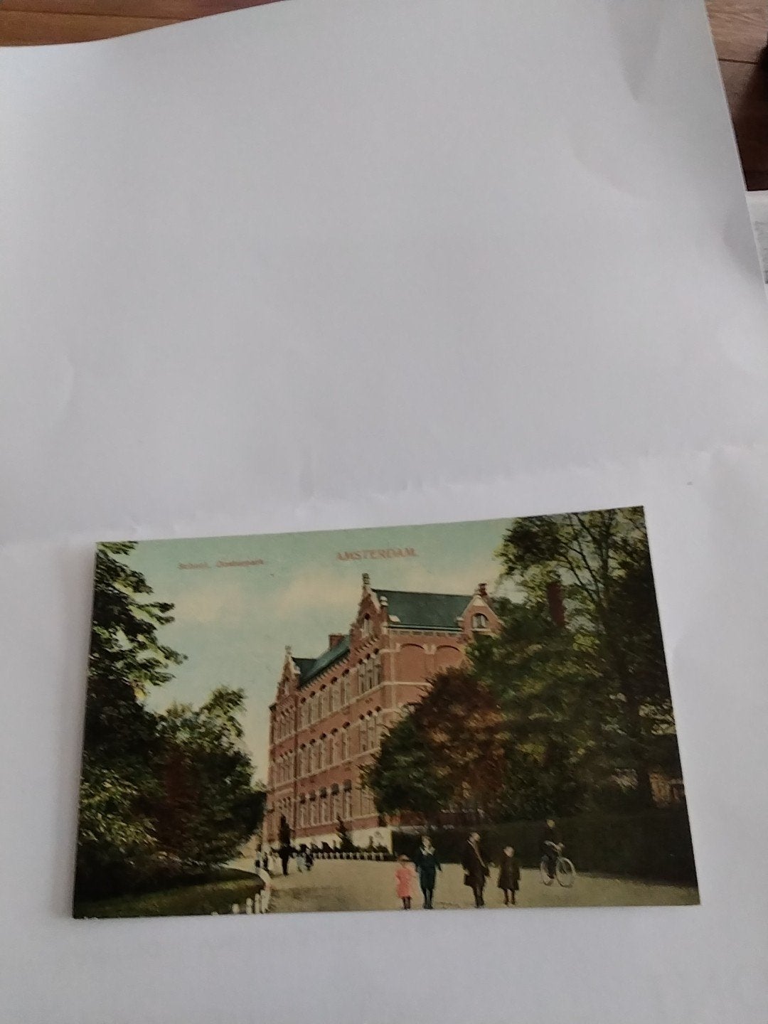 Oude ansichtkaart Amsterdam, School, Oosterpark, Ophalen of Verzenden, Voor 1920, Ongelopen, Noord-Holland