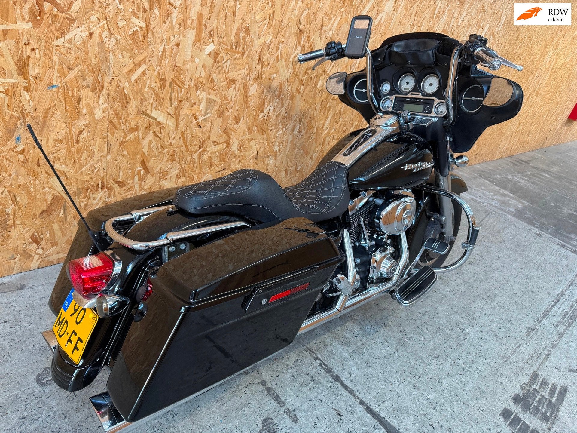 Harley Davidson Street Glide Apehanger 2008 zwart, Bedrijf, Meer dan 35 kW, Toermotor, 1584 cc