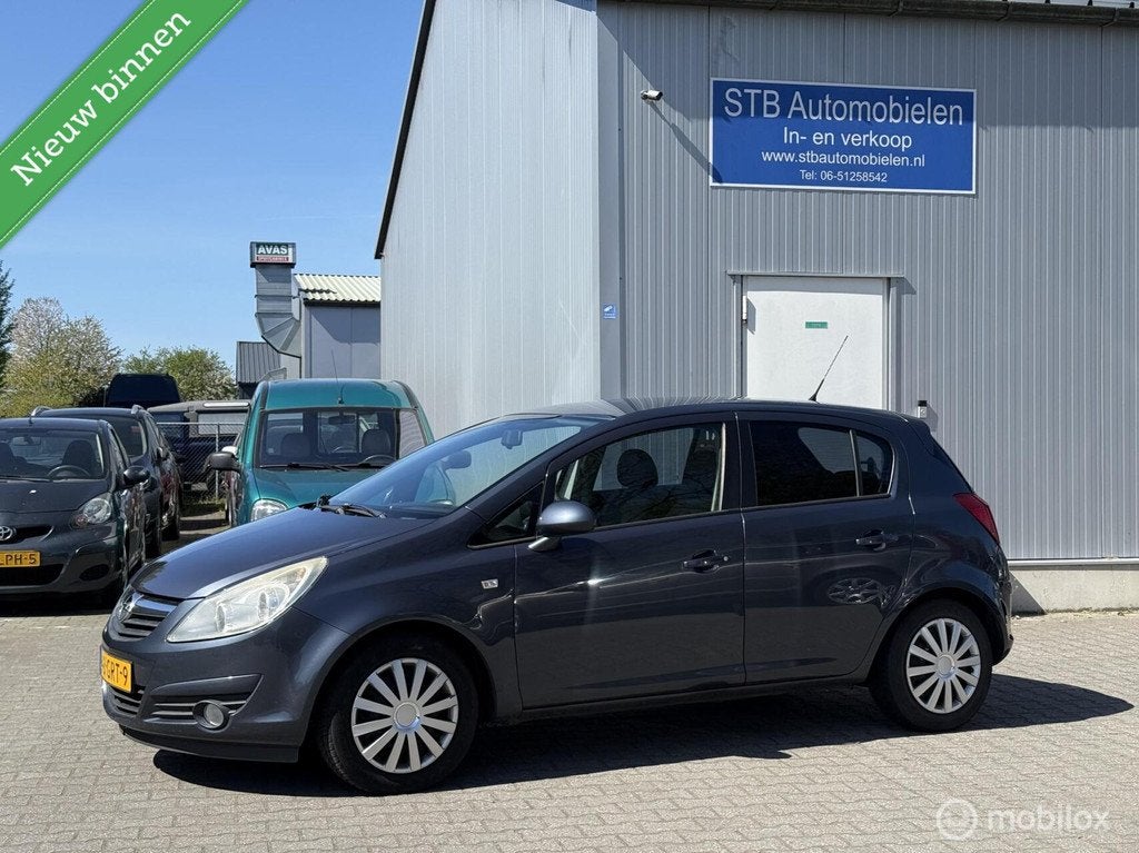 Opel Corsa 1.2-16V Essentia, 5 deurs, Nieuwe apk, Voorwielaandrijving, Gebruikt, 4 cilinders, Blauw