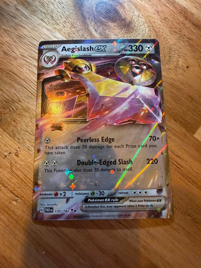 Aegislash EX 135/182, Ophalen of Verzenden, Zo goed als nieuw
