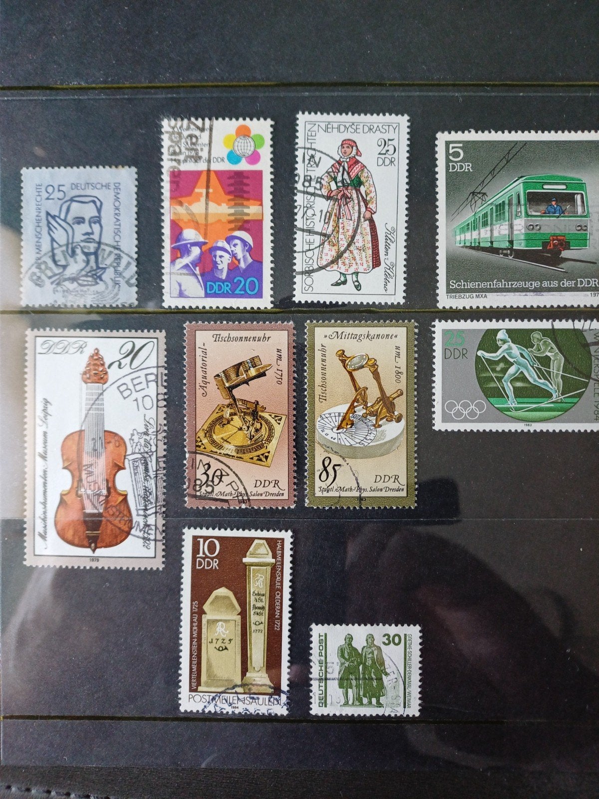 Plaatfouten DDR, Ophalen of Verzenden, DDR, Gestempeld