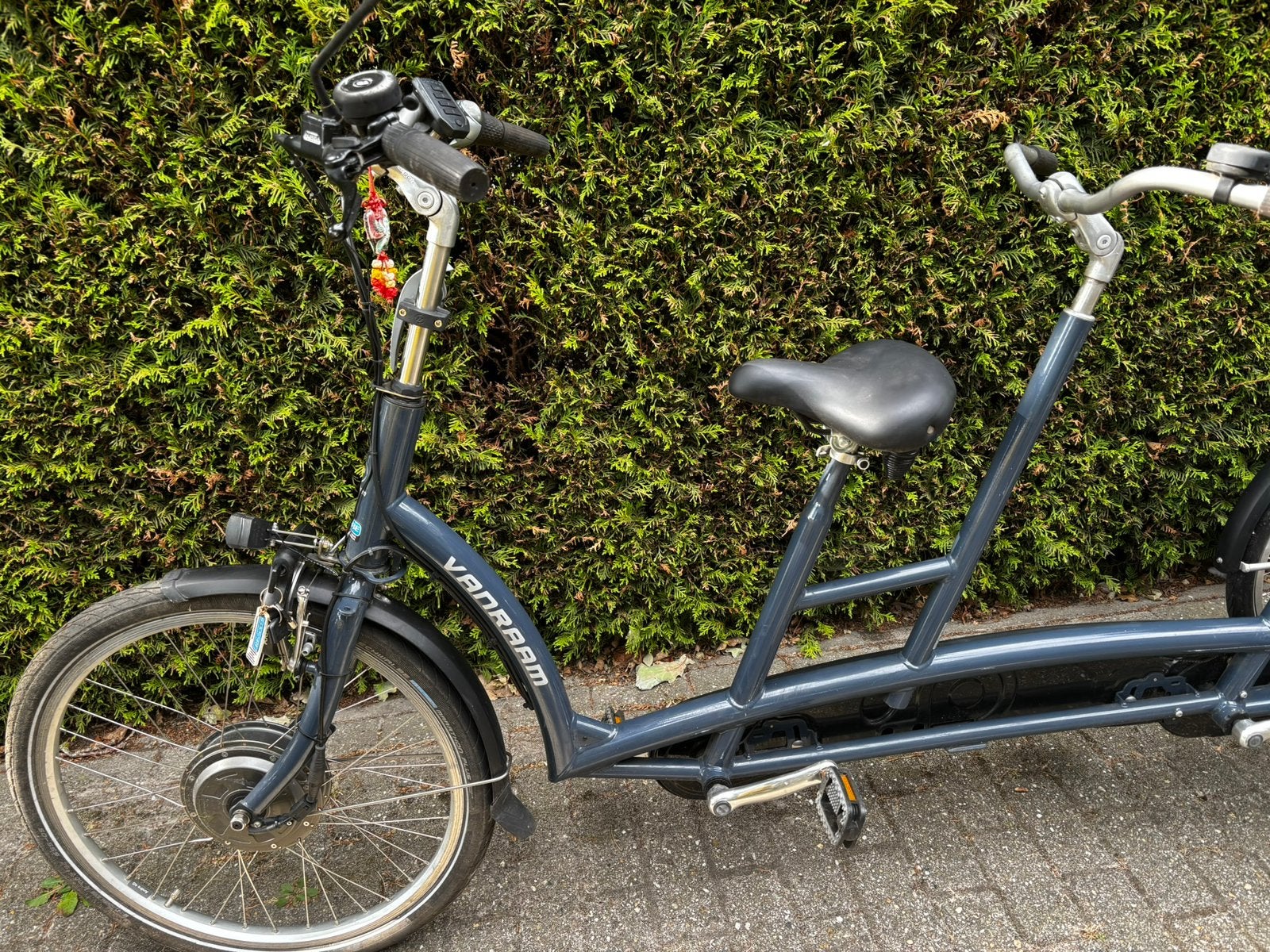 Elektronische tandem Van Raam, Fietsen en Brommers, Fietsen | Tandems, Ophalen, Minder dan 10 versnellingen, Gebruikt, Vering
