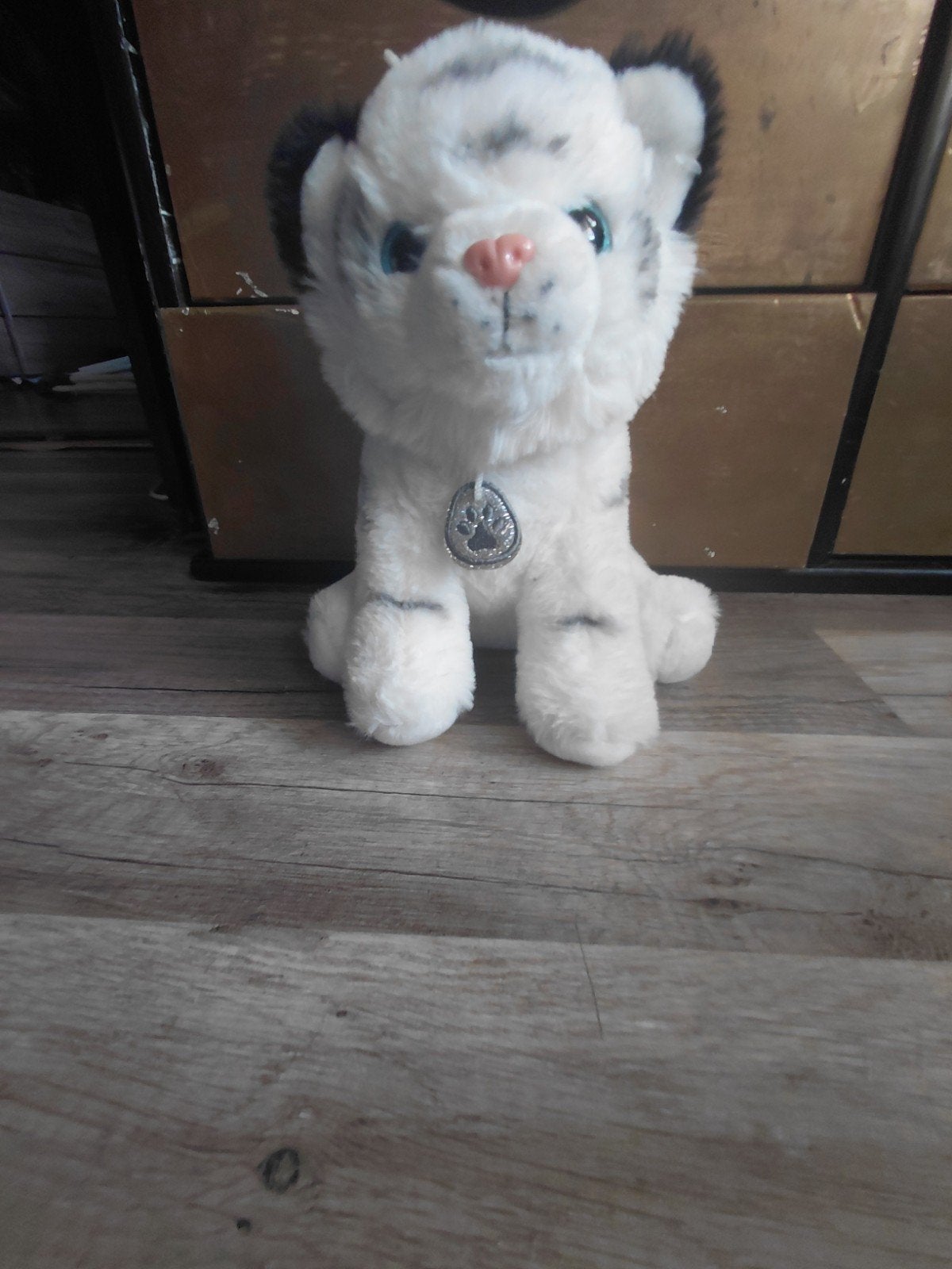 Witte tijger knuffel - Zo goed als nieuw, Overige merken, Overige karakters, Ophalen of Verzenden, Zo goed als nieuw