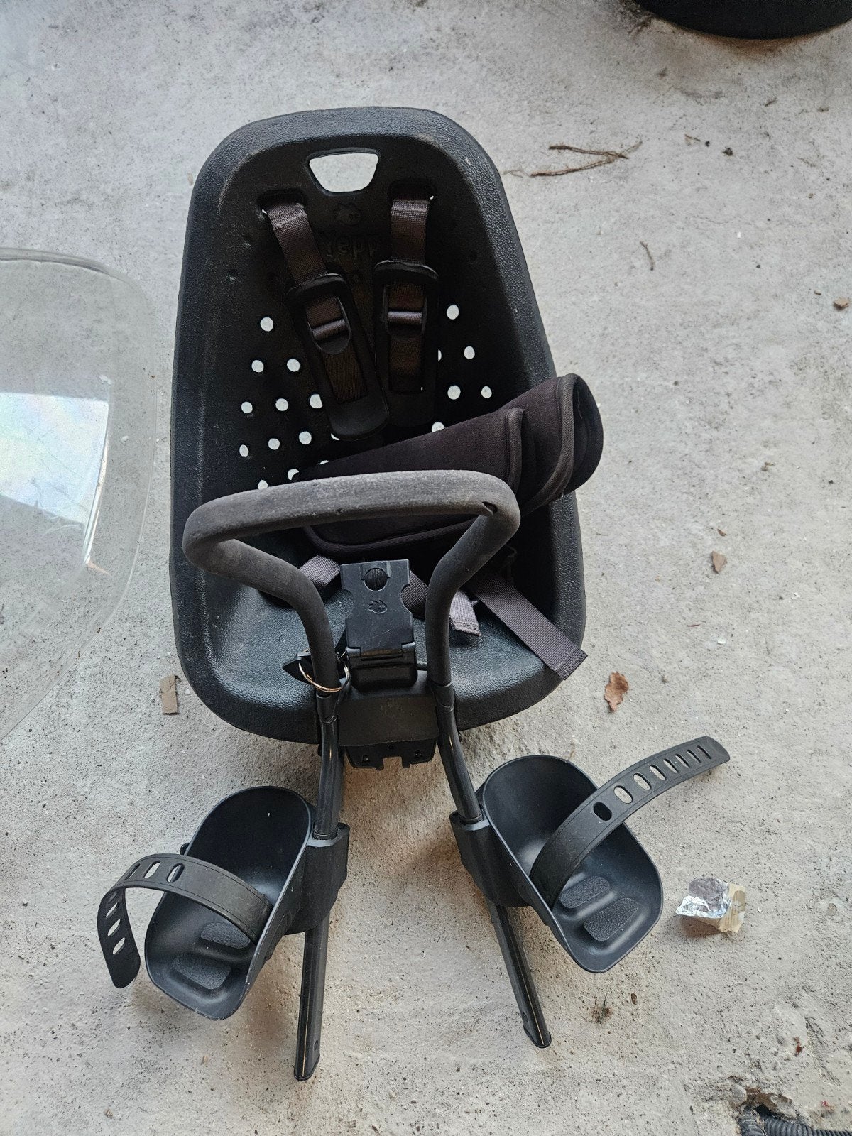 Yepp kinderfiets stoeltje, Fietsen en Brommers, Voetsteuntjes, Yepp, Voorzitje, Ophalen of Verzenden