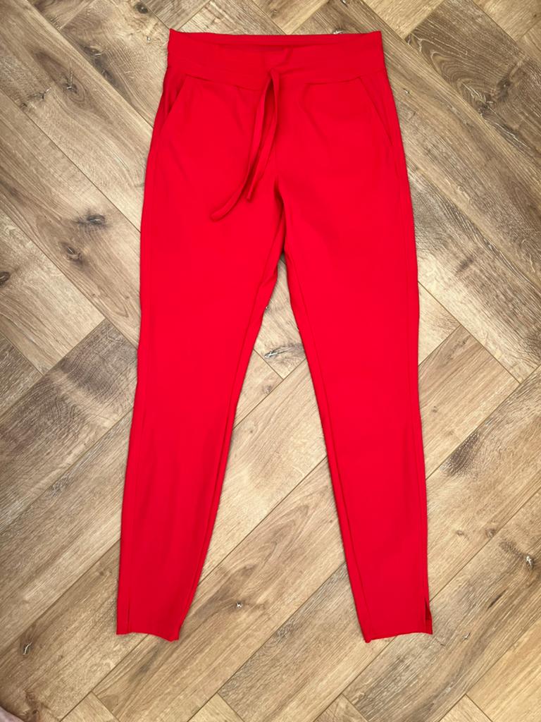 Studio anneloes upstairs broek M rood travelstof, Kleding | Dames, Maat 38/40 (M), Ophalen of Verzenden, Zo goed als nieuw, X