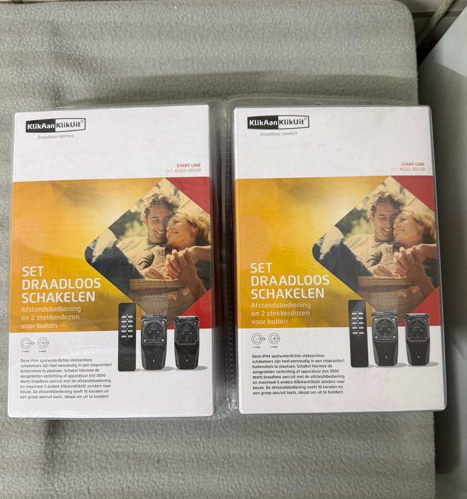 KliKaanKliKuit Buiten Draadloze Schakelaars Set (2 stuks), Ophalen of Verzenden, Nieuw, Draadloos