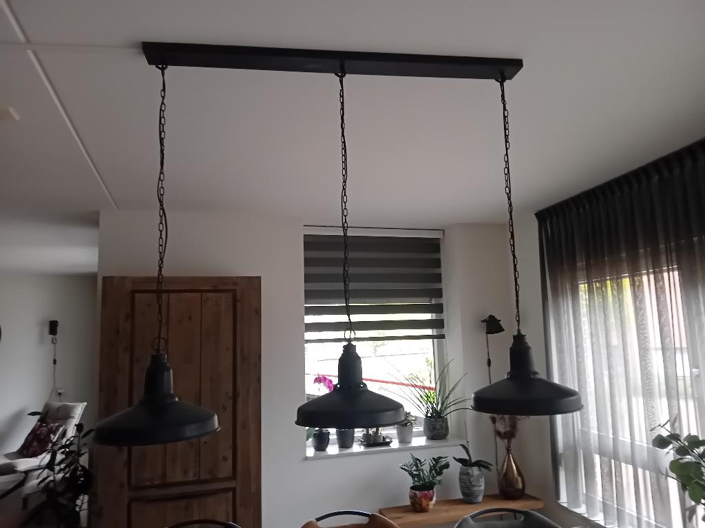 Industriele lamp, Ophalen, Gebruikt, Industrieel, Metaal