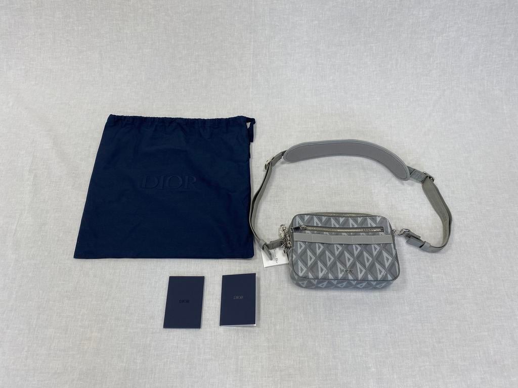 Dior Safari Messenger CD Diamond Grey, Overige merken, Verzenden, ., Nieuw