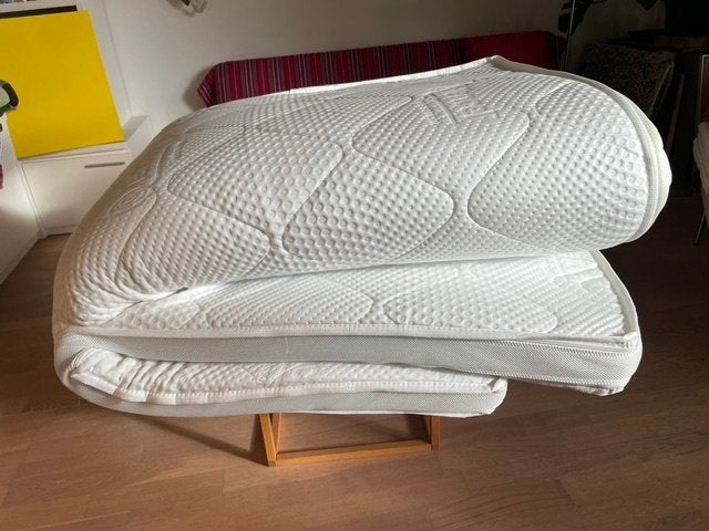 Tencel Splittopper HR55 DeLuxe Koudschuim 140 x 200 x 11 cm, Ophalen, Tweepersoons, 140 cm, Zo goed als nieuw