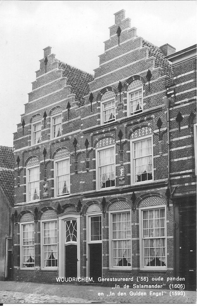 Oude Panden Woudrichem - 'In de Salamander., Ophalen of Verzenden, 1960 tot 1980, Gelopen, Noord-Brabant