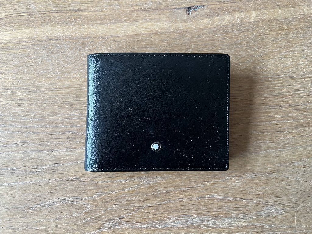 Montblanc Meisterstück portemonnee 10CC en muntvak, Sieraden, Tassen en Uiterlijk, Portemonnees, Overige merken, Zwart, Nieuw