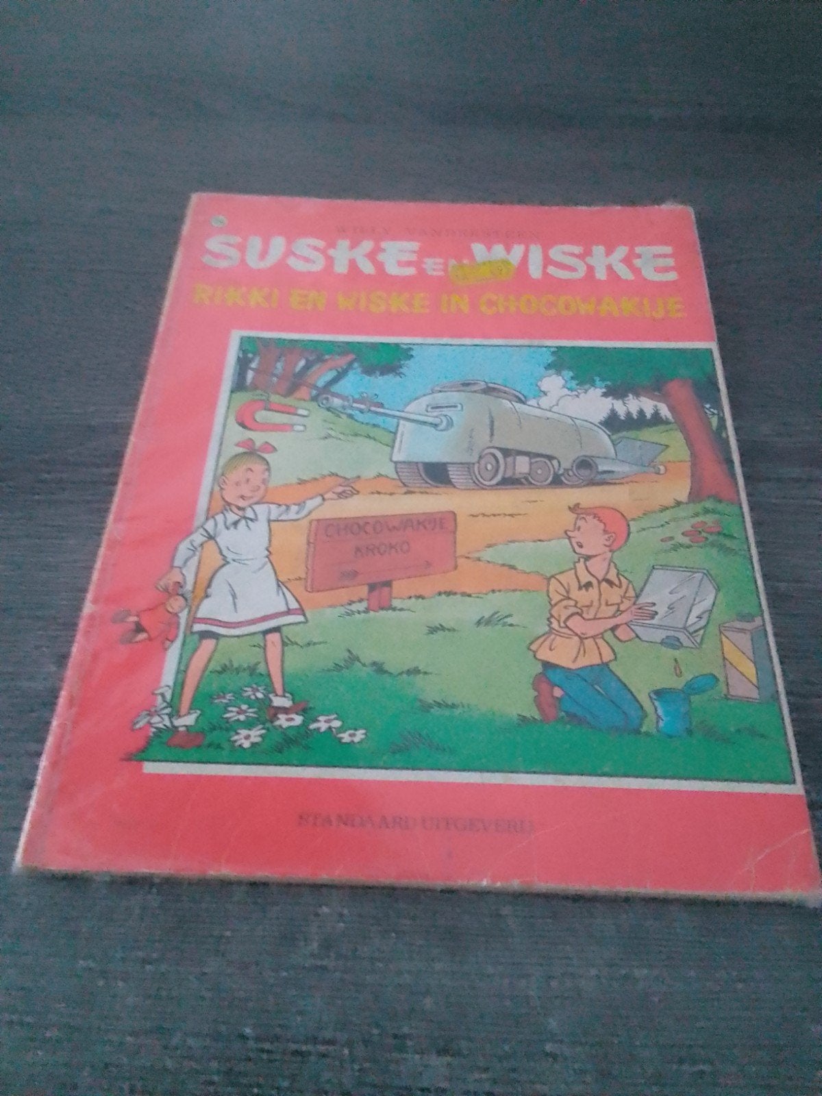 Suske en Wiske: Rikki en Wiske in Chocowakije (stripboek), Boeken, Eén stripboek, Ophalen, Gelezen, Willy Vandersteen