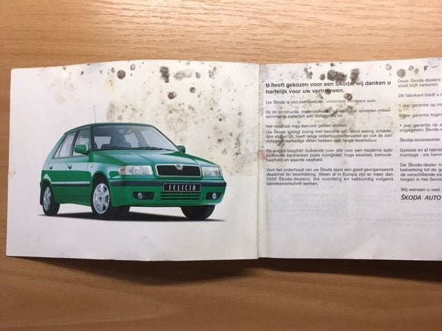 Skoda Felicia Instructieboekje      1998      NL, Ophalen of Verzenden
