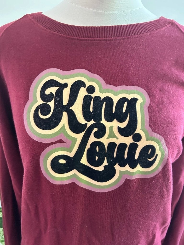King Louie maat L wijnrode retro trui sweater 3383, Maat 42/44 (L), Ophalen of Verzenden, Zo goed als nieuw, King Louie