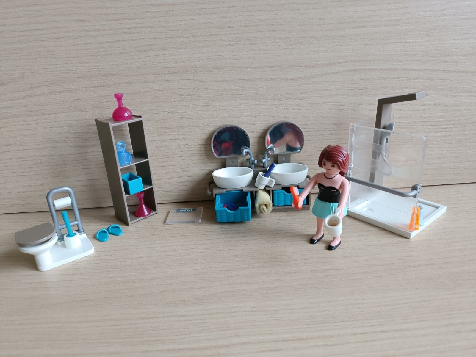 Playmobil badkamer 9268, Complete set, Ophalen of Verzenden, Zo goed als nieuw, City life