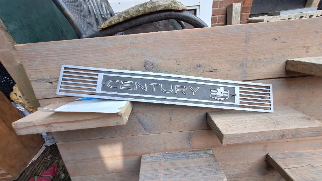 century logo speedboot, Ophalen of Verzenden, Zo goed als nieuw