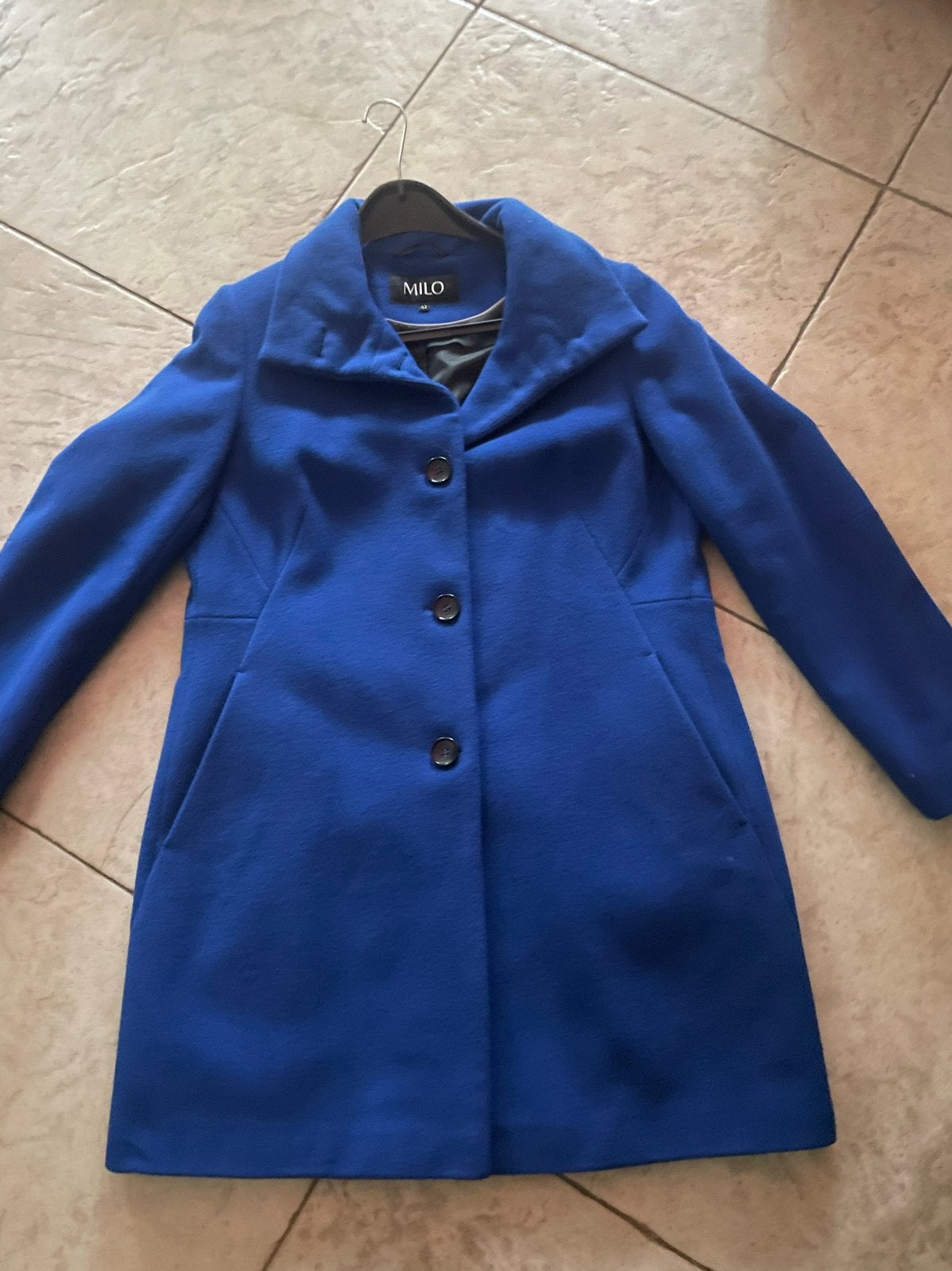 Milo Dames Jas - Kobaltblauw - Maat 42, Ophalen of Verzenden, Zo goed als nieuw, Maat 42/44 (L), Blauw
