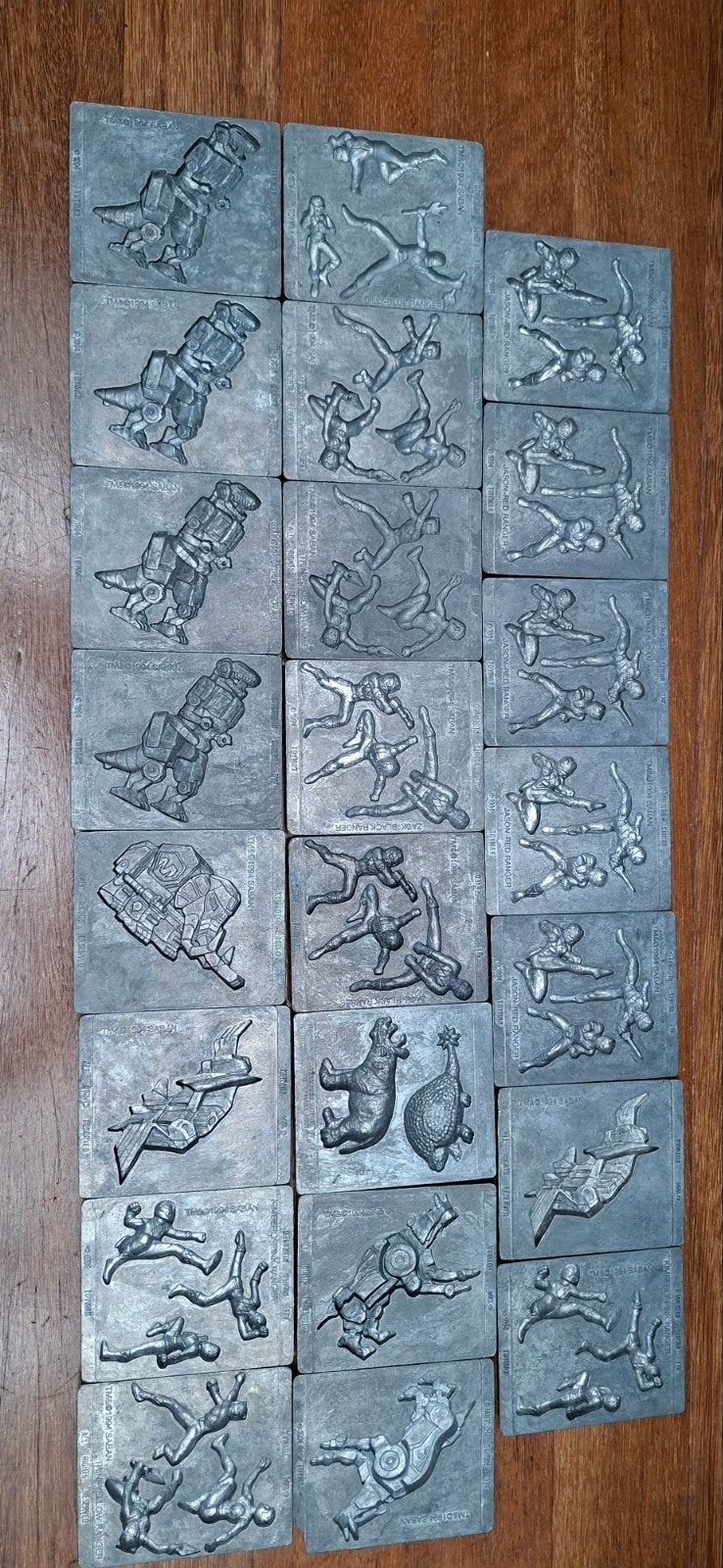 Power Rangers en dinosaurus mallen voor gieten, Ophalen of Verzenden, Gebruikt