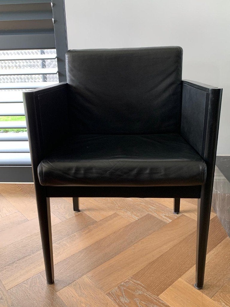 VERKOCHT! Mooie Leder Late Mid-Century - Arnold Merckx, Antiek en Kunst, Ophalen